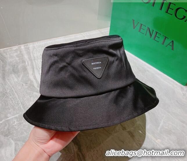 Chic Discount Bottega Veneta Silk Bucket Hat 0310104 Black 2022