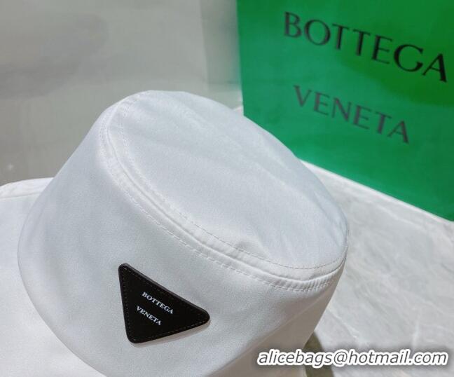 Top Quality Bottega Veneta Silk Bucket Hat 0310105 White 2022