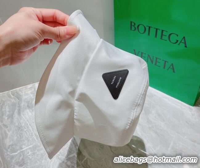 Top Quality Bottega Veneta Silk Bucket Hat 0310105 White 2022