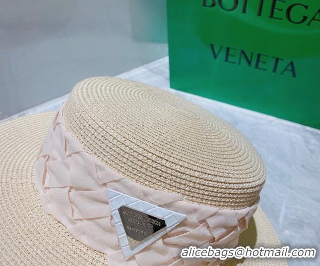 Pretty Style Bottega Veneta Straw Wide Brim Hat 0310114 Light Beige 2022