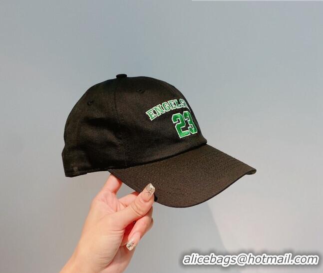 Top Quality Engelstan Canvas Baseball Hat E8790 Black/Green 2022