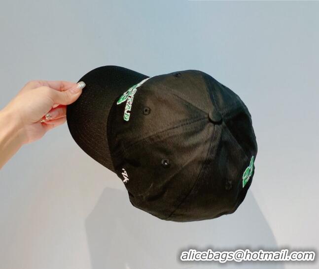 Top Quality Engelstan Canvas Baseball Hat E8790 Black/Green 2022