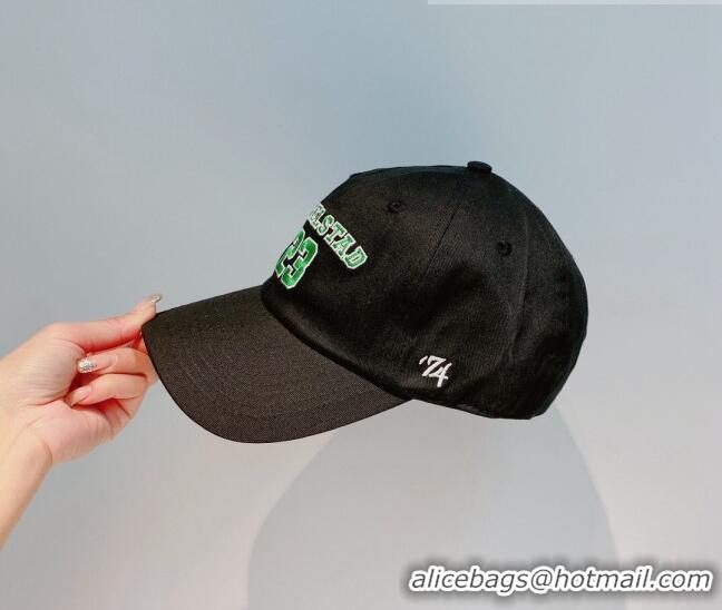 Top Quality Engelstan Canvas Baseball Hat E8790 Black/Green 2022