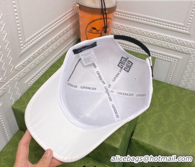 New Fashion Givenchy Baseball Hat 0310138 White 2022