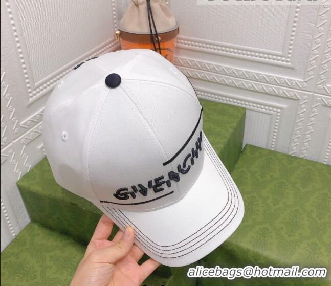 New Fashion Givenchy Baseball Hat 0310138 White 2022