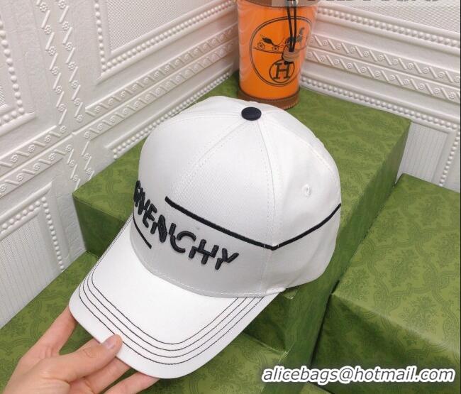 New Fashion Givenchy Baseball Hat 0310138 White 2022