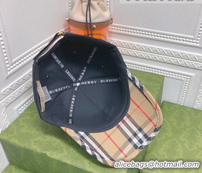 Buy Fashionable Burberry Baseball Hat 0310141 Black 2022