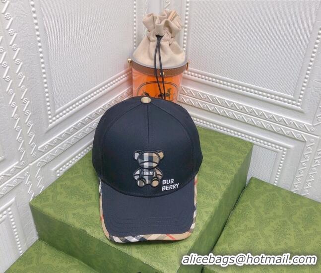 Buy Fashionable Burberry Baseball Hat 0310141 Black 2022