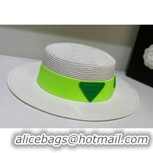 New Style Bottega Veneta Straw Wide Brim Hat 031110 White 2022