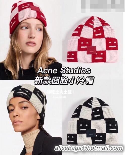 Super Quality Acne Studios Knit Hat 101954 Red 2022