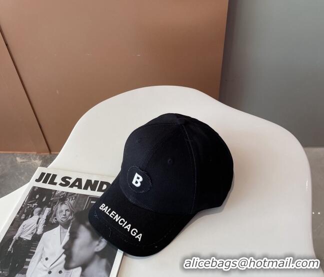 Reasonable Price Balenciaga Canvas Baseball Hat 101963 Black 2022