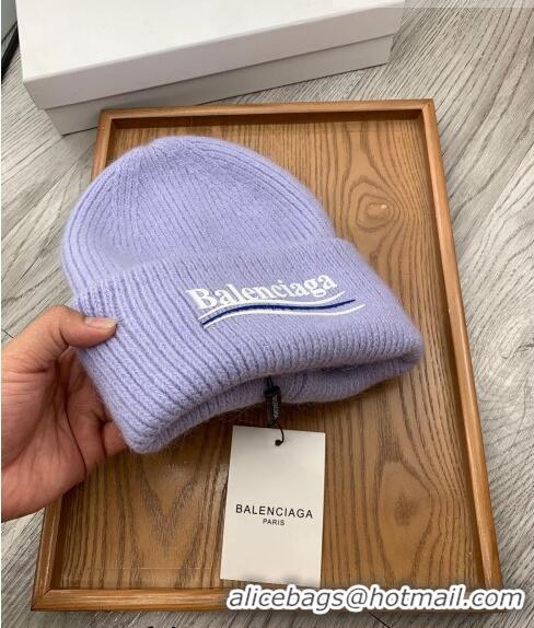 Good Product Balenciaga Knit Hat 1019118 Purple 2022