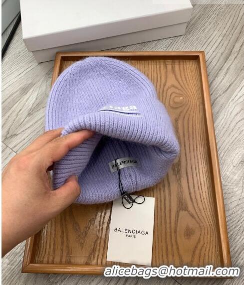 Good Product Balenciaga Knit Hat 1019118 Purple 2022