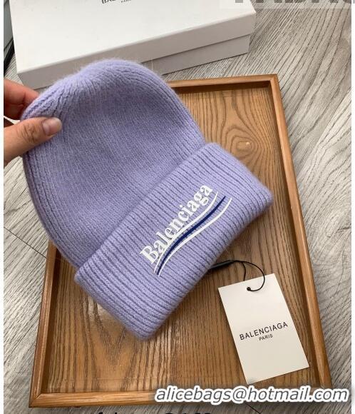 Good Product Balenciaga Knit Hat 1019118 Purple 2022