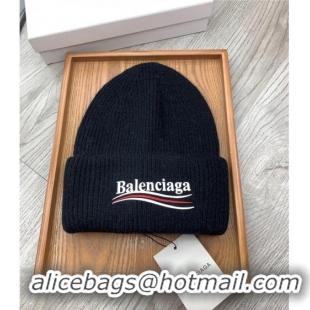 Market Sells Balenciaga Knit Hat 1019118 Black 2022