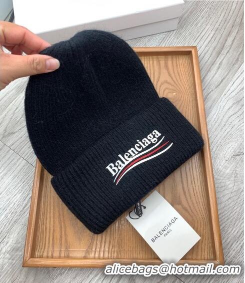 Market Sells Balenciaga Knit Hat 1019118 Black 2022