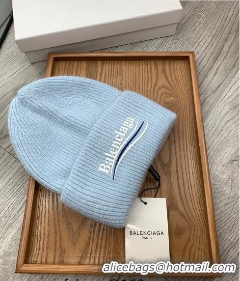 Well Crafted Balenciaga Knit Hat 1019118 Blue 2022