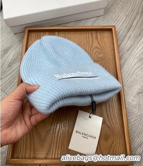 Well Crafted Balenciaga Knit Hat 1019118 Blue 2022