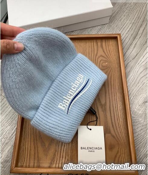 Well Crafted Balenciaga Knit Hat 1019118 Blue 2022