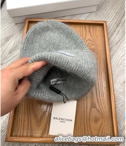 Good Product Balenciaga Knit Hat 1019118 Grey 2022