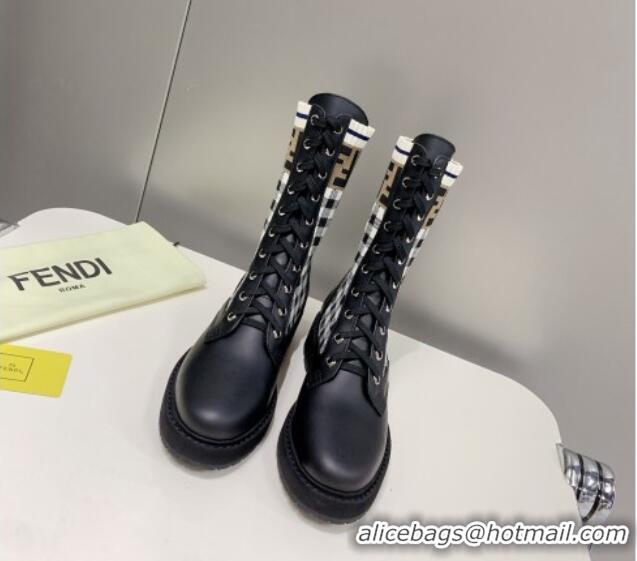 Best Price Fendi Knit Classic Ankle Boots 092149