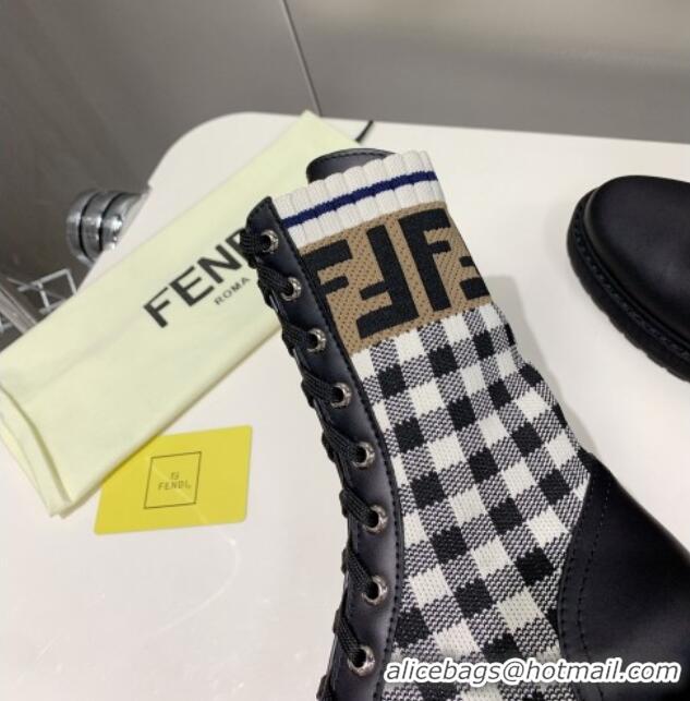 Best Price Fendi Knit Classic Ankle Boots 092149