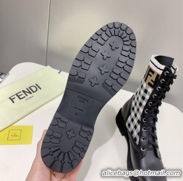 Best Price Fendi Knit Classic Ankle Boots 092149