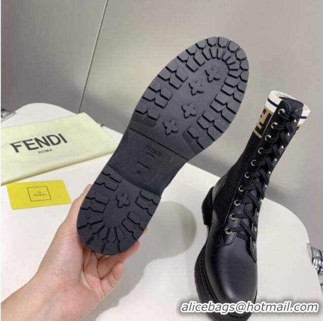 Purchase Fendi Knit Classic Ankle Boots 092152