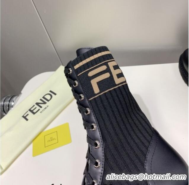 1:1 aaaaa Fendi Knit Classic Ankle Boots 092153