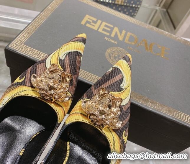 Purchase Versace x Fendi Fendace First High Heel Pumps 9.5cm Brown 110129