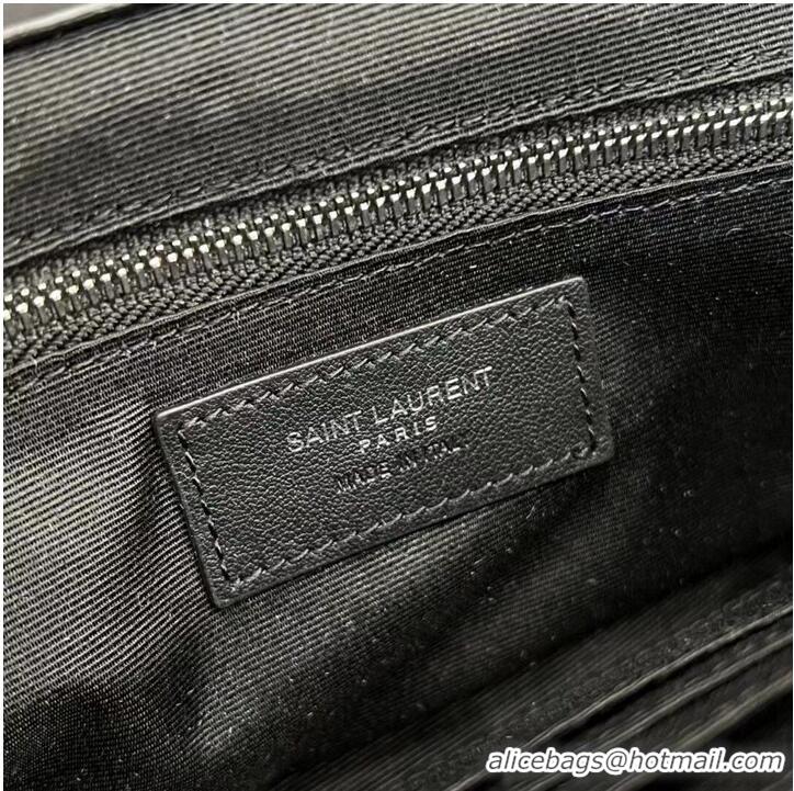 Well Crafted SAINT LAURENT JAMIE MEDIUM CHAIN BAG CARRE RIVE GAUCHE IN LAMBSKIN AND SUEDE 515821 black