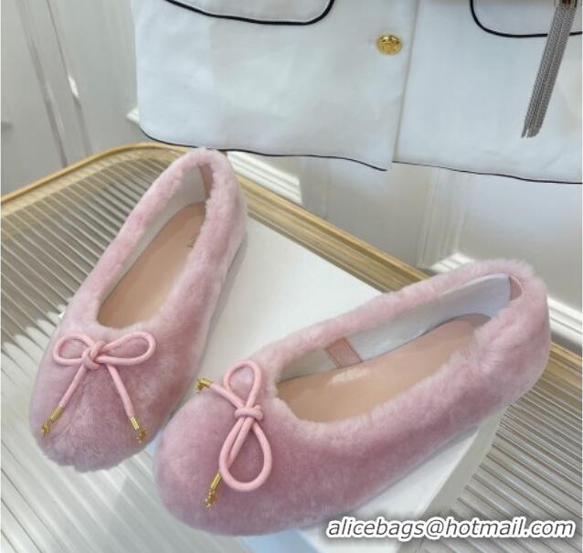 Sumptuous Celine Fur Flat Slippers Pink 090717