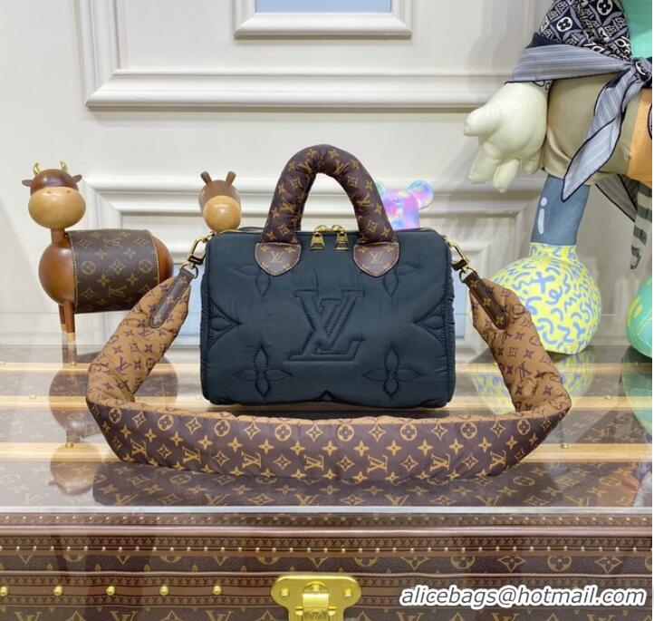 Reasonable Price Louis Vuitton SPEEDY BANDOULIERE 25 M20973 black