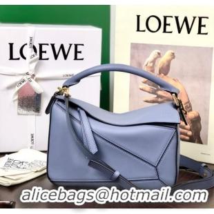 Top Quality Loewe Puzzle Bag Leather 1609 blue