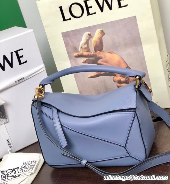 Top Quality Loewe Puzzle Bag Leather 1609 blue