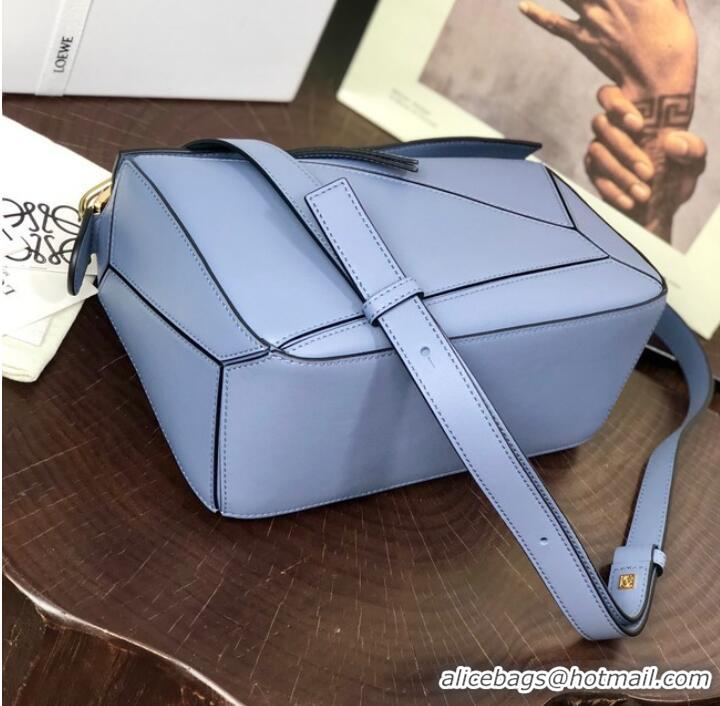 Top Quality Loewe Puzzle Bag Leather 1609 blue