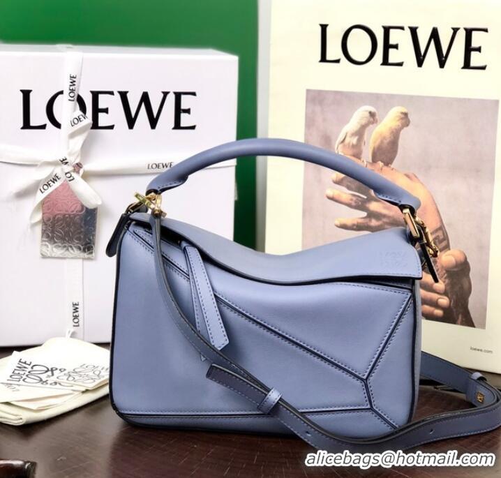 Top Quality Loewe Puzzle Bag Leather 1609 blue