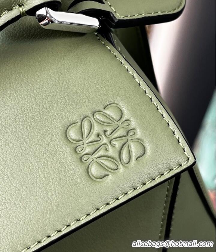 Reasonable Price Loewe Puzzle Bag Leather 1609 blackish green