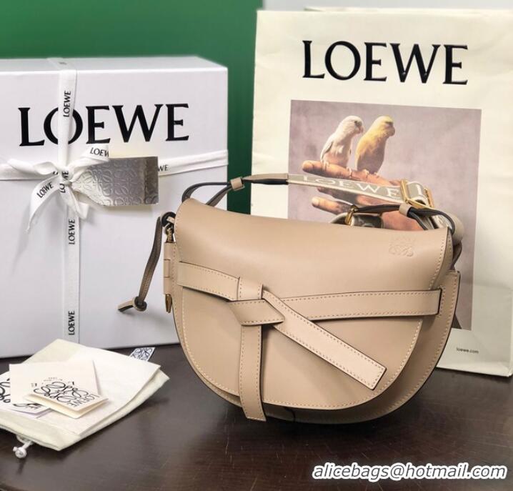 Top Design Loewe small Crossbody Bags Original Leather 8087 Apricot