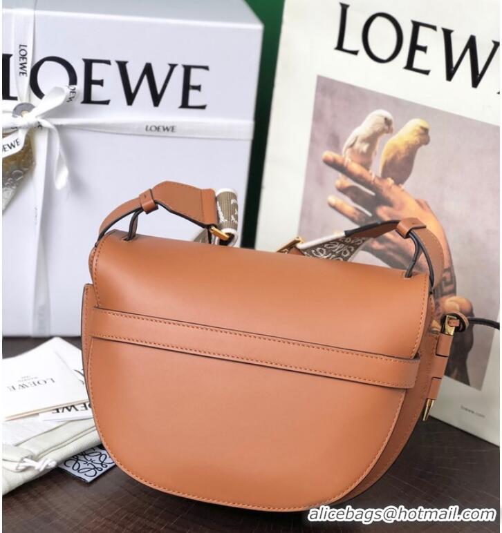 Good Product Loewe small Crossbody Bags Original Leather 8087 caramel