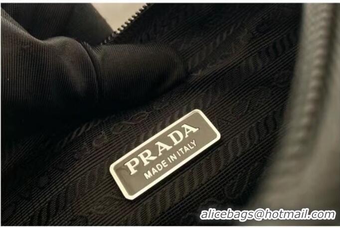 Buy Grade Prada Re-Edition 2000 sequined Re-Nylon mini-bag 1BC515 black