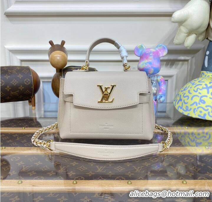 Affordable Price Louis vuitton small LOCKME EVER BB M21088 cream