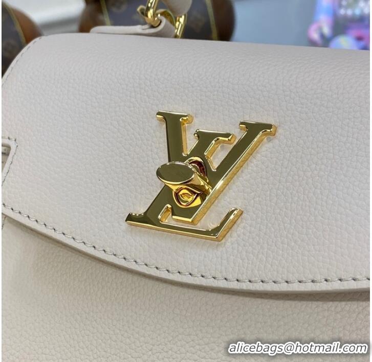 Affordable Price Louis vuitton small LOCKME EVER BB M21088 cream