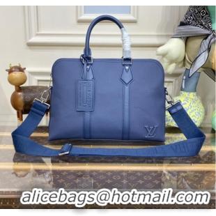 Affordable Price Louis vuitton TAKEOFF BRIEFCASE M59159 blue