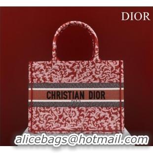 Affordable Price MEDIUM DIOR BOOK TOTE Embroidery M1296ZRU-1