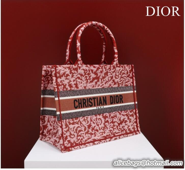 Affordable Price MEDIUM DIOR BOOK TOTE Embroidery M1296ZRU-1