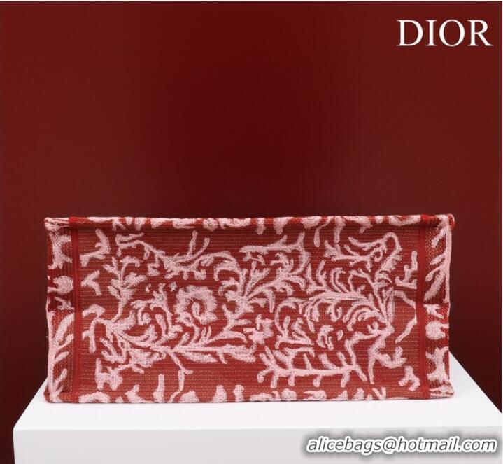 Affordable Price MEDIUM DIOR BOOK TOTE Embroidery M1296ZRU-1