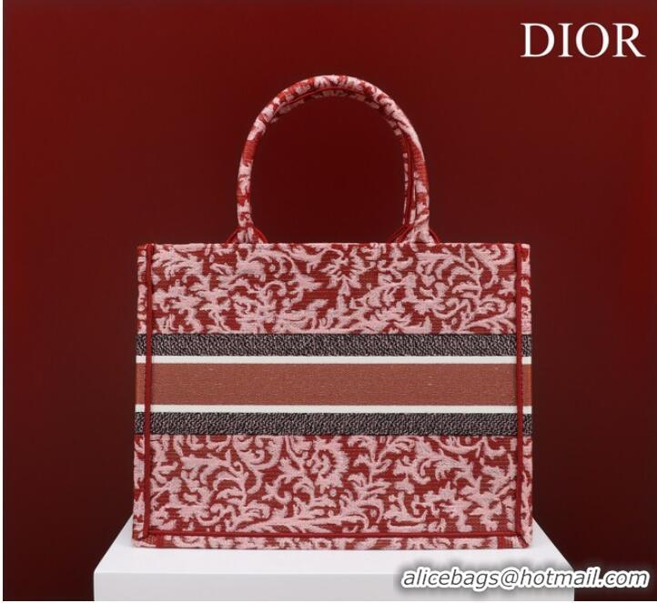 Affordable Price MEDIUM DIOR BOOK TOTE Embroidery M1296ZRU-1