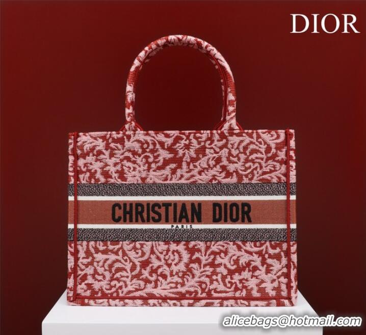 Affordable Price MEDIUM DIOR BOOK TOTE Embroidery M1296ZRU-1