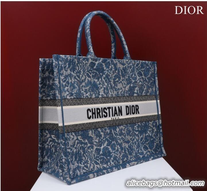 Inexpensive LARGE DIOR BOOK TOTE Embroidery M1297ZRU-2